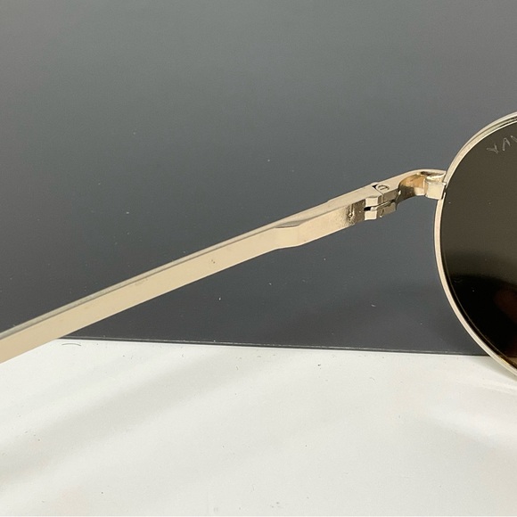 Marc New York aviator polarized gold brown sunglass - Picture 7 of 10